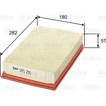 Vzduchový filtr Vzduchový filtr VALEO 585286
