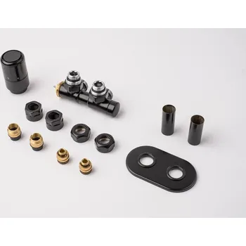 Radiátor P.m.h. Termostatický ventil pro ústřední vytápění Terra 6x7 cm černá TER-L-B