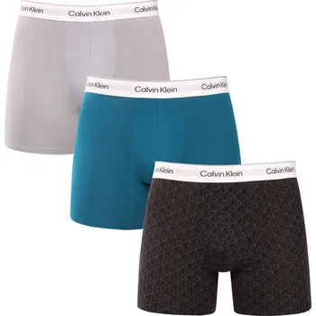 Boxerky 3PACK pánské boxerky Calvin Klein vícebarevné (NB4567-2VI) S NB4567-2VI Možnost vrácení zboží ZDARMA do 120 dnů!