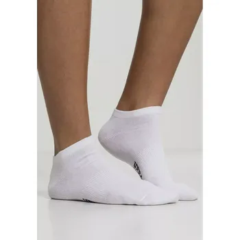 Dámské ponožky Unisex ponožky Urban Classics Logo No Show 5-Pack velikost 43-46 white