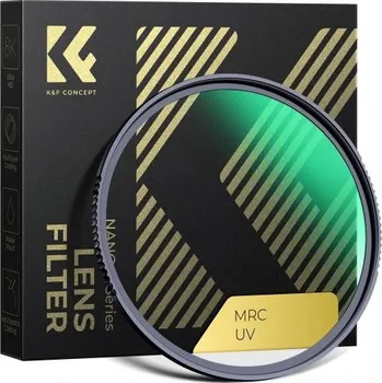 K&F 62MM XU06 Nano-X B270 MCUV Filter, HD, Waterproof, Anti Scratch, Green Coated