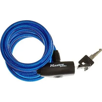 Zámek na kolo Spirálový zámek na kolo Master Lock 8127EURDPRO - 1,8m - modrý