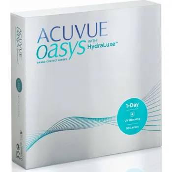 Kontaktní čočky Jednodenní kontaktní čočky Acuvue Oasys with hydraluxe, - 0,75, BC 8,5, DIA 14.3, 90 ks