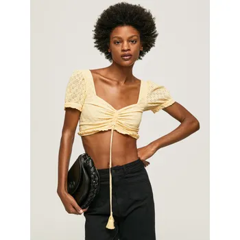 Pepe Jeans dámský žlutý top 20017159-1958713