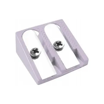 Ořezávátko Dvojité kovové ořezávátko pastelově růžové INTERDRUK