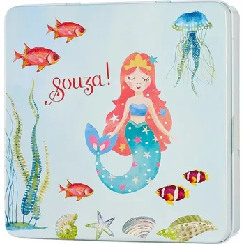 Make-up Souza! - Dětská make-up sada v kovovém pouzdře - mořská víla (1510)