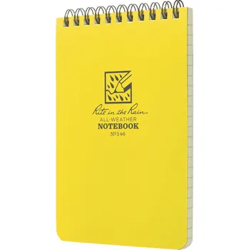 Blok Rite in the Rain voděodolný zápisník s horní spirálou 10 × 15 cm Barva: Žlutá