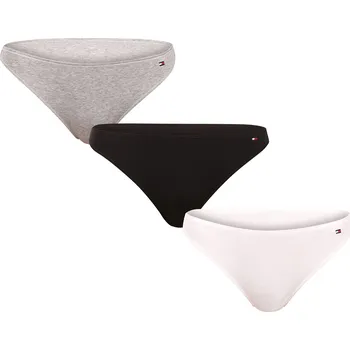 Kalhotky 3PACK dámská tanga Tommy Hilfiger vícebarevná (UW0UW06129 05E) L UW0UW06129 05E Možnost vrácení zboží ZDARMA do 120 dnů!