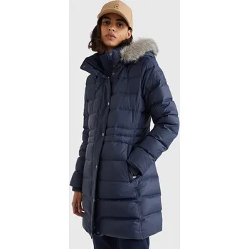 Dámský kabát Tommy Hilfiger dámský tmavě modrý kabát TYRA 20018315-1875133