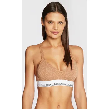 Podprsenka Calvin Klein dámská hnědá podprsenka 20000058-1845952