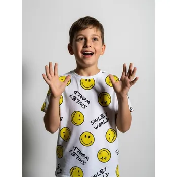 Chlapecké oblečení Sinsay - Tričko SmileyWorld® - bílá - 270DZ-00X - 270DZ-00X-110