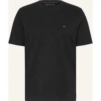 Pánská móda Tommy Hilfiger Pánské Tričko, černá, XXL