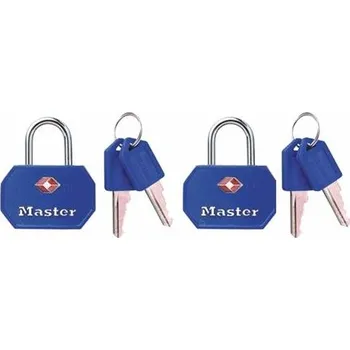 Visací zámek Visací zámek Master Lock TSA - modrý (2 ks / blistr)