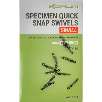 KORUM Obratlík Specimen Quick Snap Swivels Large 10ks