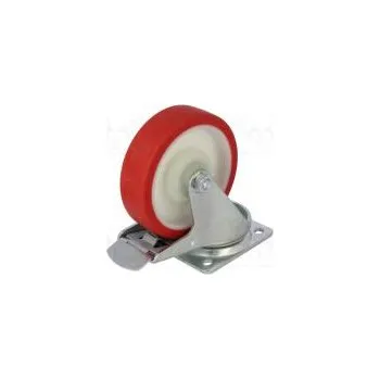 Pojezdové kolečko Pojezdové kolo Ø 125mm W 30mm H 155mm otočné s brzdou 250kg