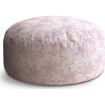 Taburet Sablio Taburet Circle Veselé hvězdy: 38x48 cm