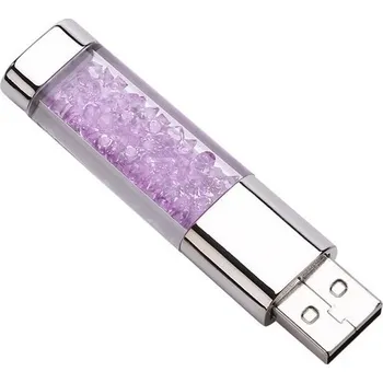 USB flash disk USB flash disk crystal fialová 64GB