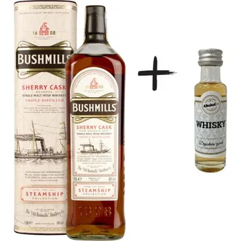 Whisky Bushmills Steamship Sherry Cask 1l 40% + miniatura