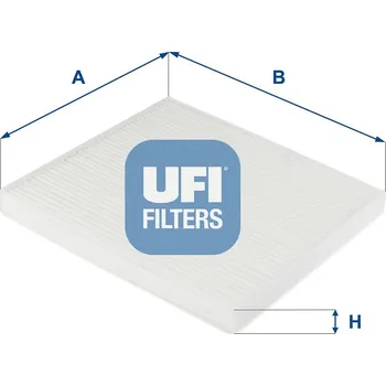 Ventilátor topení a klimatizace Filtr, vzduch v interiéru UFI 53.248.00
