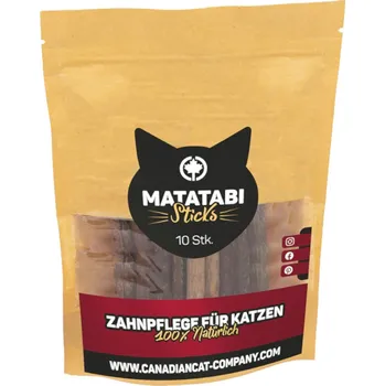 Hračka pro kočku Canadian Cat Company Matatabi dentální péče pro kočky - 10 kusů