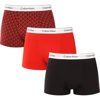 Boxerky 3PACK pánské boxerky Calvin Klein vícebarevné (NB4566-2VH) S NB4566-2VH Možnost vrácení zboží ZDARMA do 120 dnů!