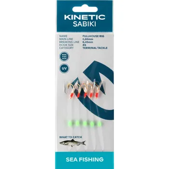 Kinetic Návazec Sabiki FullHouse Velikost 6 Fishskin