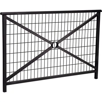 Zábradlí Procity Zábradlí Lisabon s madlem, délka 1500 mm, mřížka, barva černá RAL9005