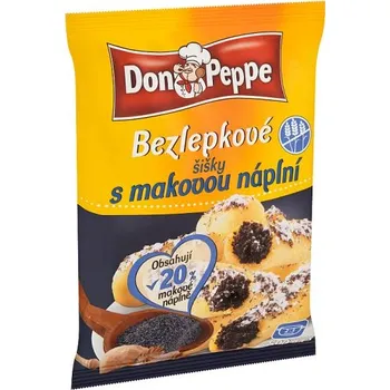 Don Peppe Bezlepkové šišky s makovou náplní 500g
