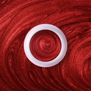 Lak na nehty RUSCONA Barevný UV/LED gel na nehty MYSTIC RED 400 5 ml