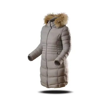 Dámský kabát Dámský zimní kabát Trimm W DORA velikost XL light grey