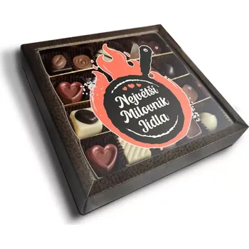 Bonboniéra Sablio Pralinky Největší milovník jídla - 20 ks pralinek