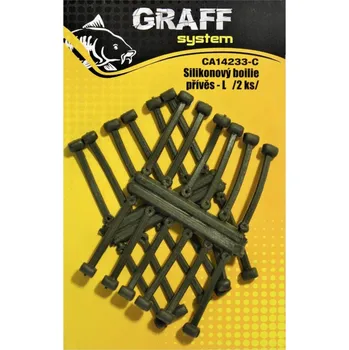 Graff Silikonový boilie přívěs L Hnědý 2ks