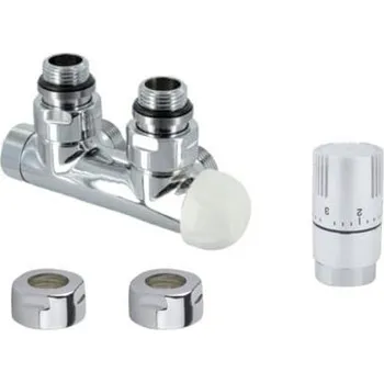 Isan Termostatická sada rohová středová pravá bílá TERMSADA120R