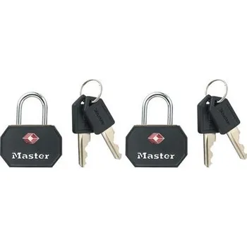 Visací zámek Visací zámek Master Lock TSA - černý (2 ks / blistr)