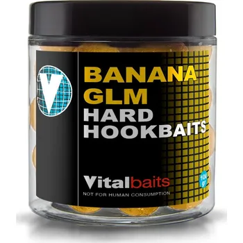 Boilies Vitalbaits Boilies Hard Hook Bait Banana GLM 100g 14mm