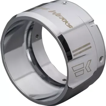Výfuk pro motocykl Zakončení koncovky výfuku KHROME WERKS pro výfuky s vnějším průměrem 11,5 cm (4,5") chrome KLASSIC END CAP TIP pozice umístění pravá strana