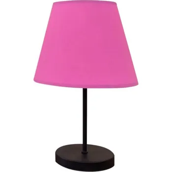 Lampička Stolní lampa 1xE27/60W/230V růžová/černá