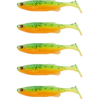 Umělá nástraha Savage Gear Gumová nástraha Fat Minnow T-Tail 7,5cm 5g Firecracker 5ks