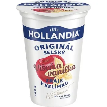 Hollandia Selský jogurt višeň a vanilka, s kulturou BiFi 200g