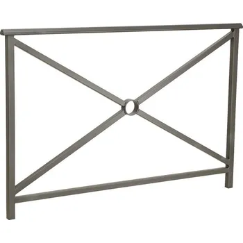 Zábradlí Zábradlí Lisabon s madlem, délka 1500 mm, jednoduchý kříž, barva šedá Procity