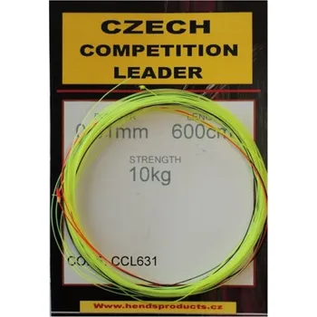 Monofilní muškařský návazec Hends Czech Competition Leader 9 m - 0,24 mm, 5 kg
