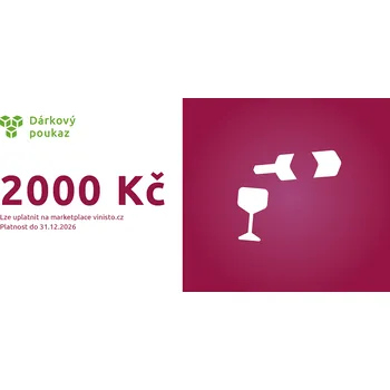 Dárkový potravinový koš Elektronický dárkový poukaz vinisto.cz v hodnotě 2000 Kč