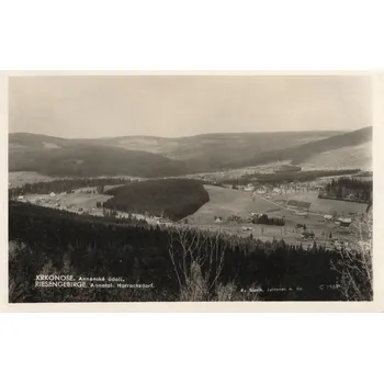 Stará Pohlednice Krkonoše - Annenské údolí 1933, 100/132 Rarita ! (Stará pohlednice)