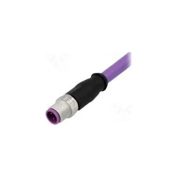 Konektor Zástrčka M12 PIN 4 vidlice kód B-Profibus 10m Izolace PVC