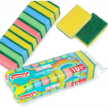 Univerzální kuchyňské Houbičky barevné houbičky na mytí nádobí, sada Kusů kusů