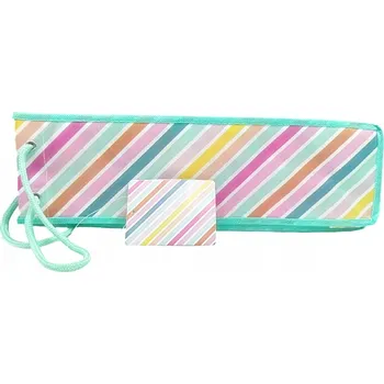 Dárková taška Dárková Taška na láhev, pevná, 34 x 10 cm, plast