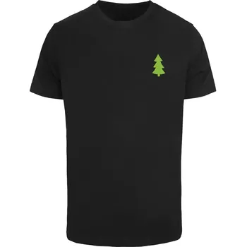 Pánské tričko Merchcode Christmas Vibes Tee black velikost XL black