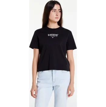 Dámské tričko Tommy Jeans dámské černé tričko 20005805-8720641275934