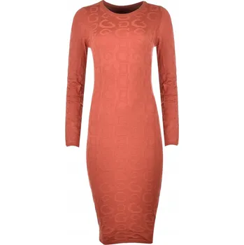 Dámské šaty Guess šaty s úpletem před kolenem, velikost M