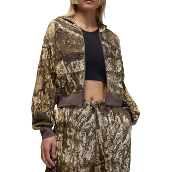 Dámská mikina Mikina s kapucí Jordan Brooklyn Fleece Crop Hooded Jacket Women hv0469-133 Velikost S